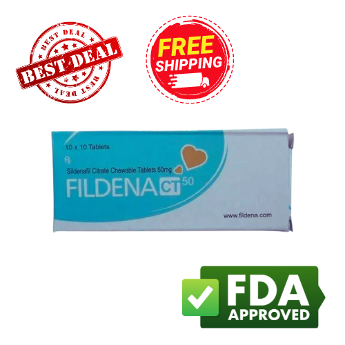 Fildena ct 50 mg chewable soft
