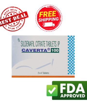 Caverta 100 mg 4 pills viagra