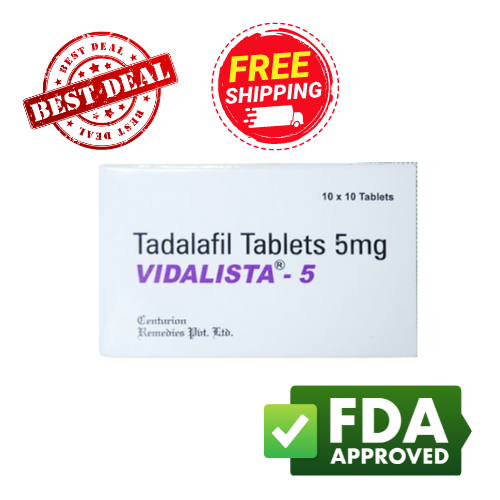 Vidalista 5mg lower strength of tadalafil