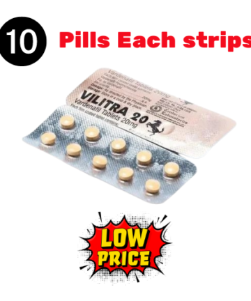 Vilitra 20 mg 10 tablet pill