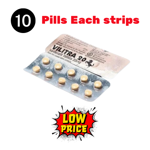 Vilitra 20 mg 10 tablet pill