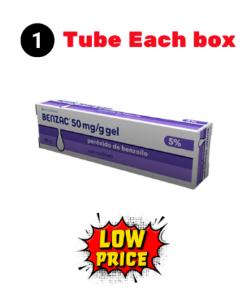 Benzac cream tube