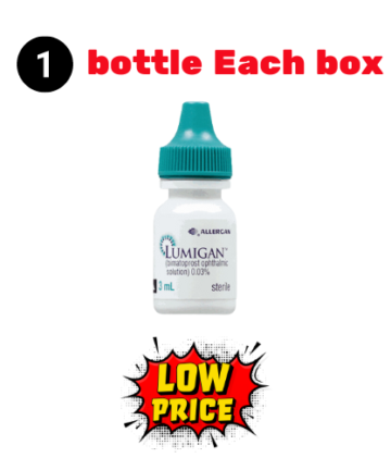 Lumigan eye drop bottle