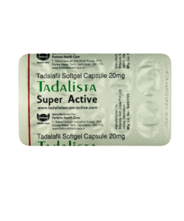 Tadalista super active 20 mg tablet
