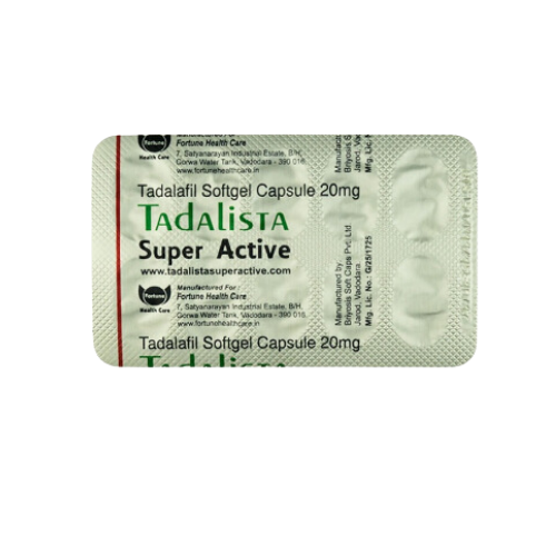 Tadalista super active 20 mg tablet