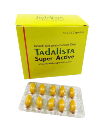 Tadalista super active 20 mg 10 strip box
