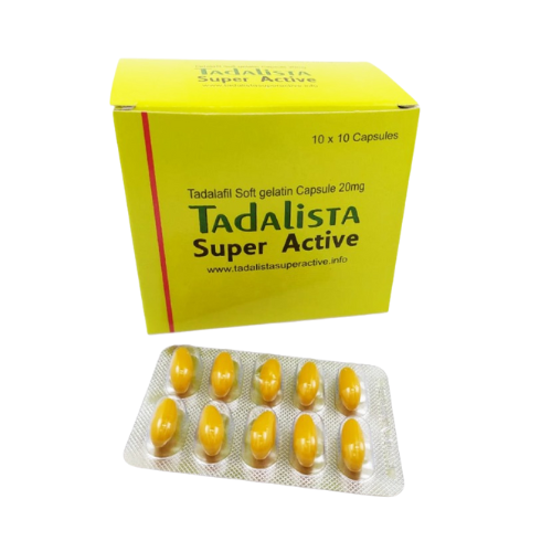Tadalista super active 20 mg 10 strip box