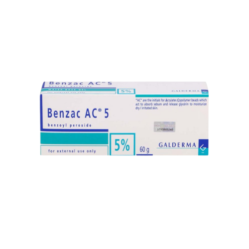Benzac cream for acne