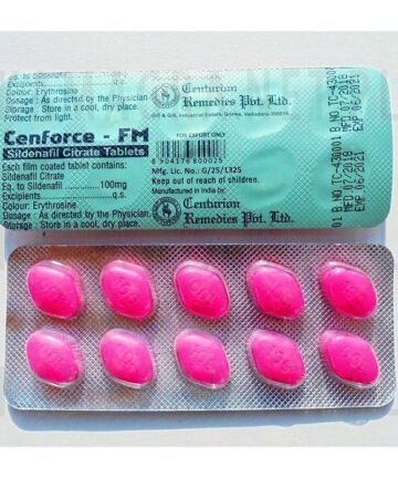 Cenforce fm 100mg sildenafil pink tablet | cenforce fm pink