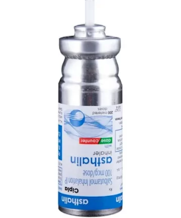 Relief asthma by asthalin inhaler