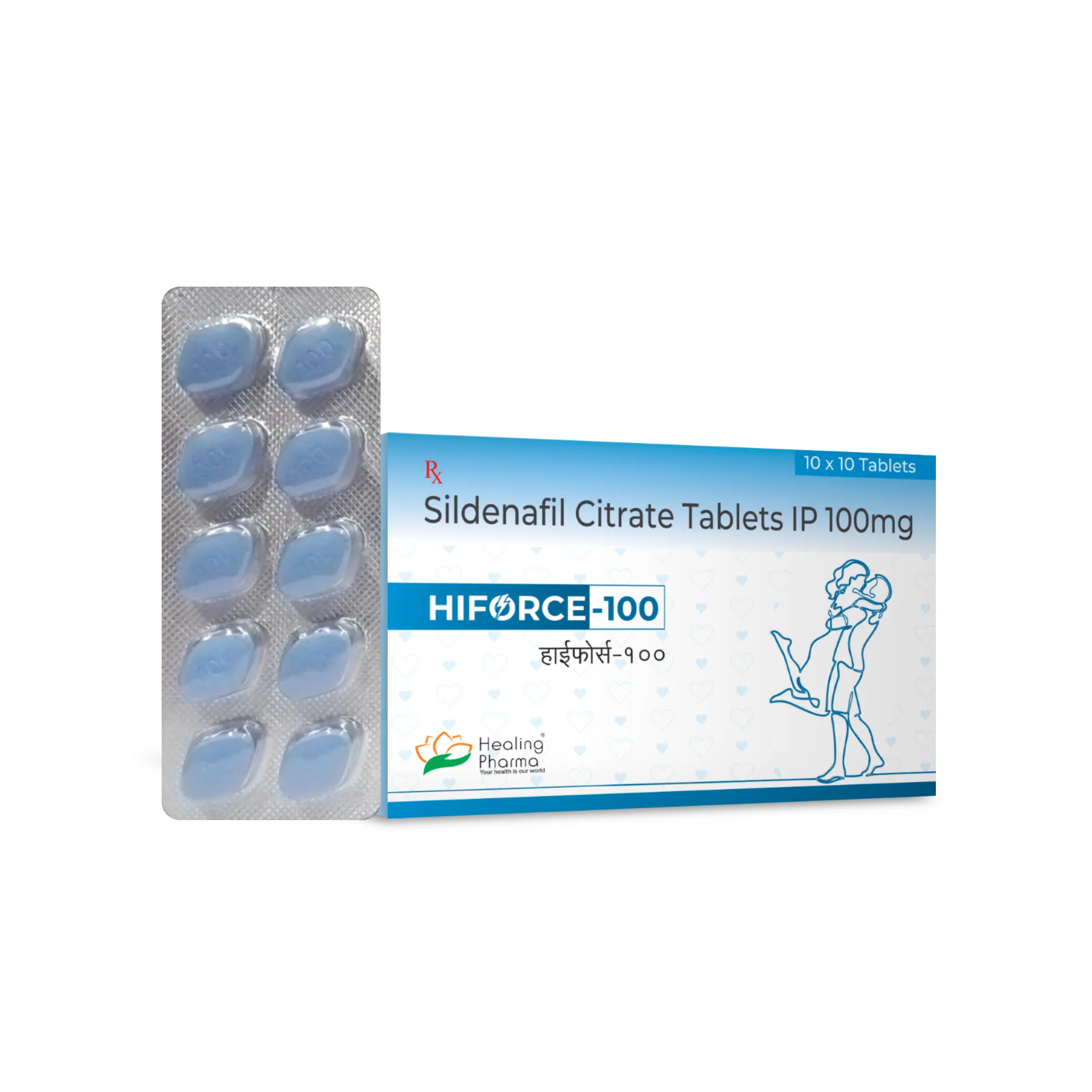 Hiforce 100 mg sildenafil tablet