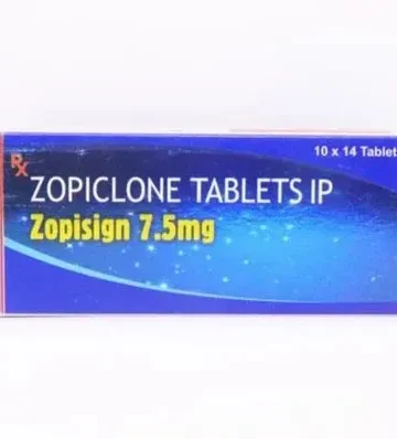 zopisign 7.5 mg zopiclone tablet usa